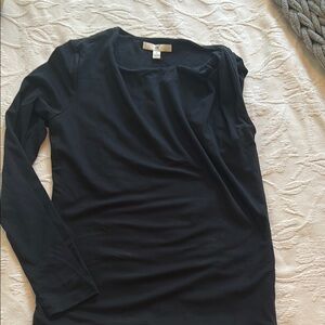Elegant Black one sleeve Top banana republic